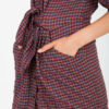 Laila Check Belted Dress