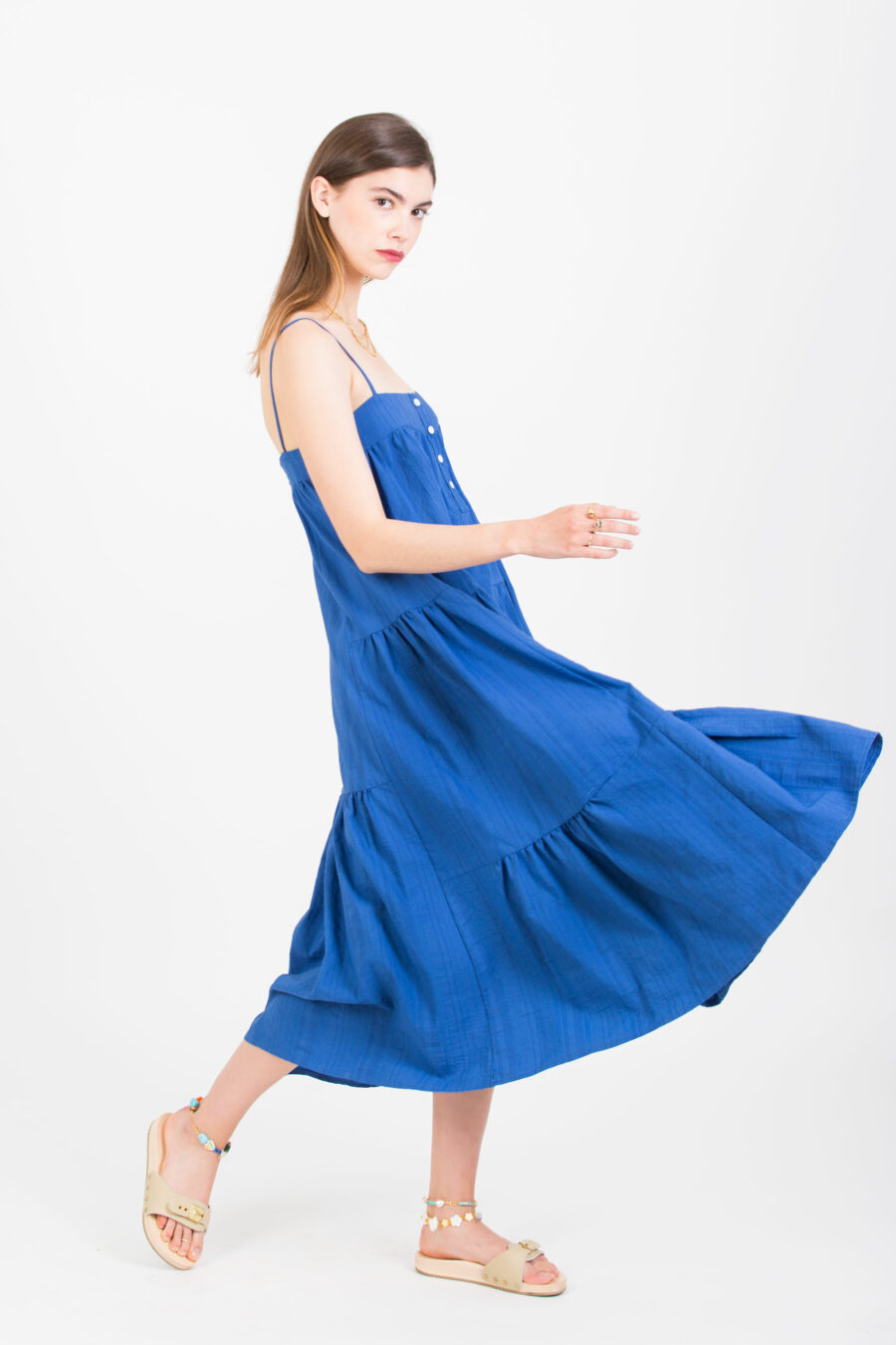 Polly Blue Dress Uniforme Athens