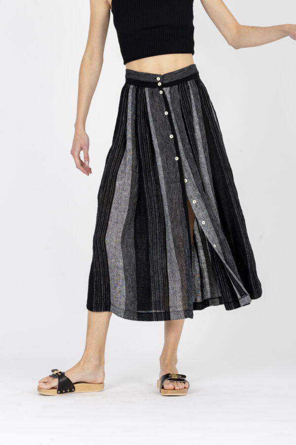 linen-cotton-skirt-buttons-uniforme-athens