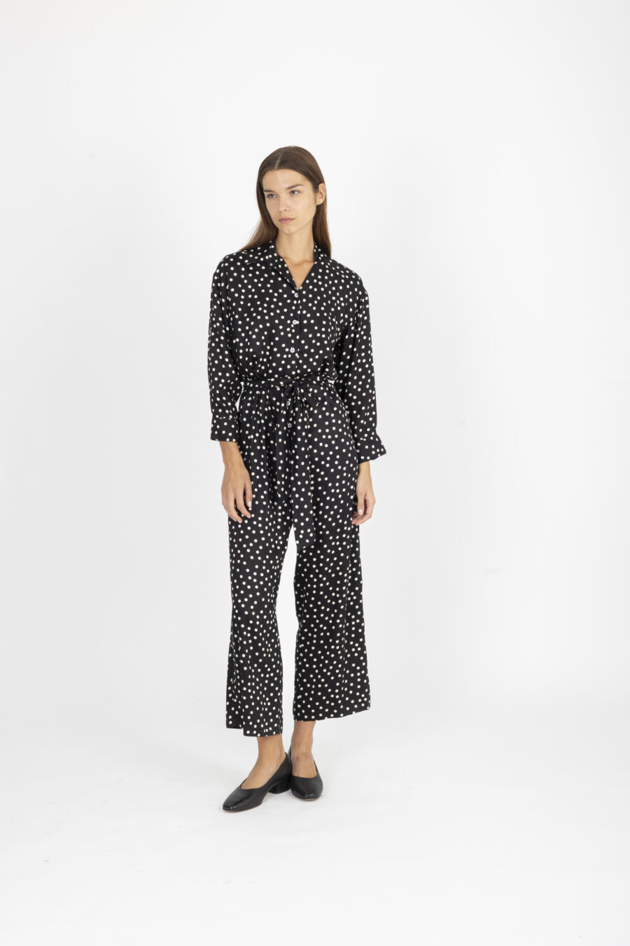 polkadot-jumpsuit-uniforme