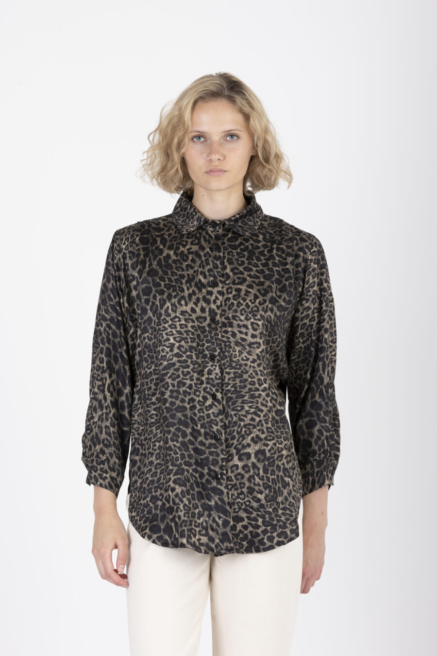 uniforme paky khaki shirt leopard